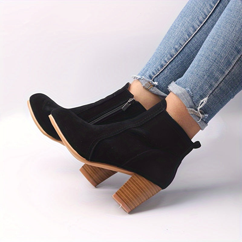 Maryline – Bottines à talon stable et confort longue durée