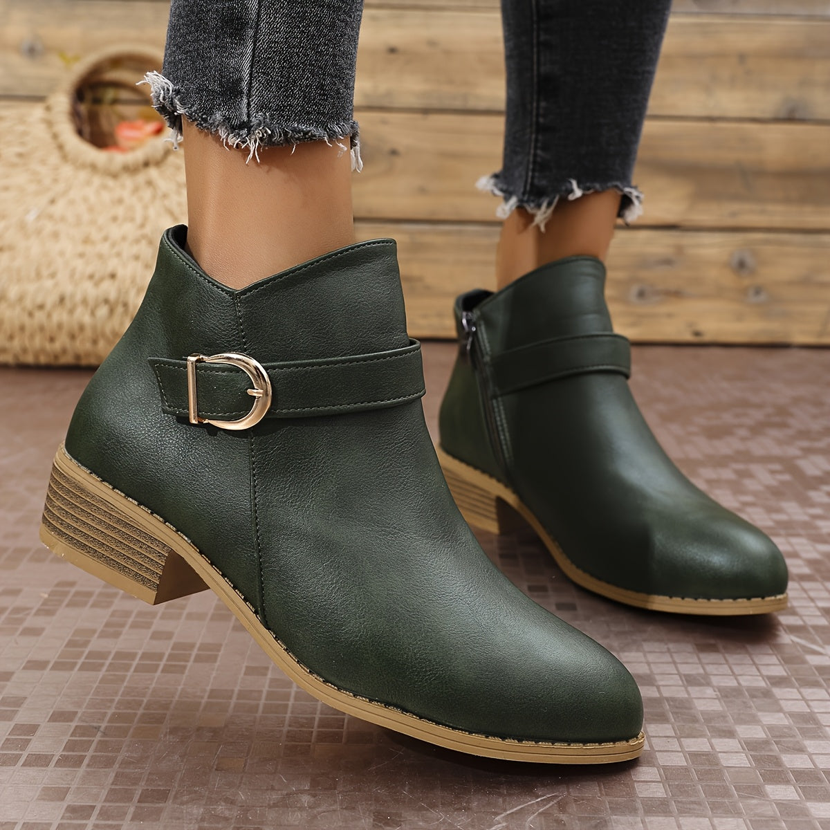 Amélina – Bottines confortables à boucle pour pieds sensibles