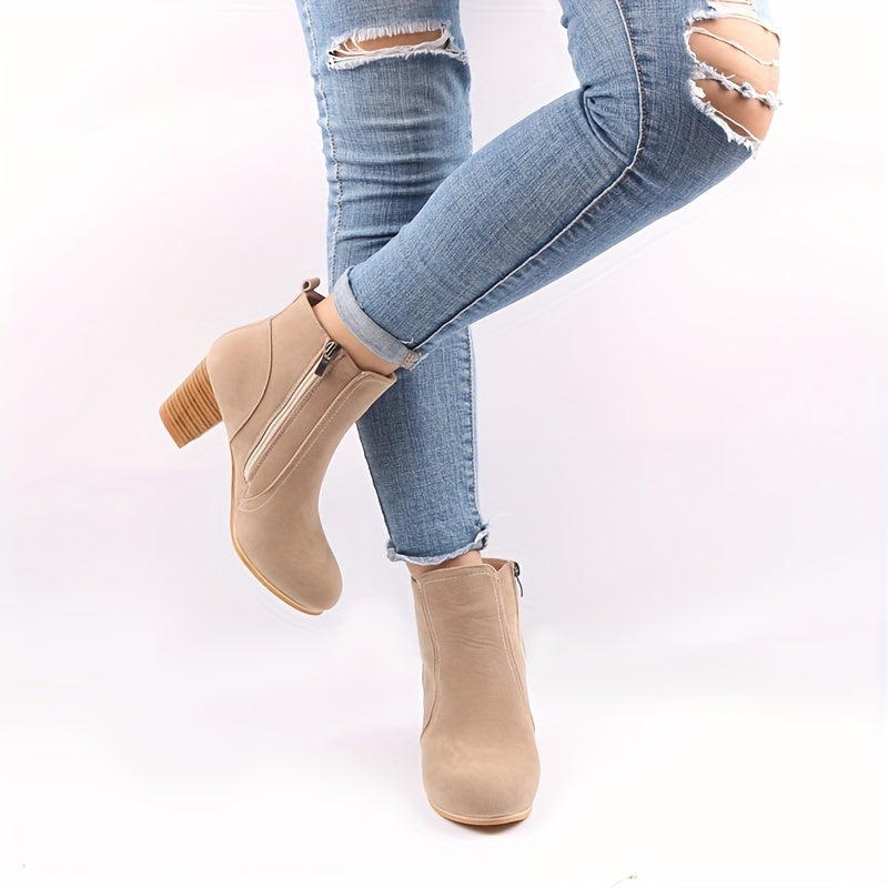 Maryline – Bottines à talon stable et confort longue durée
