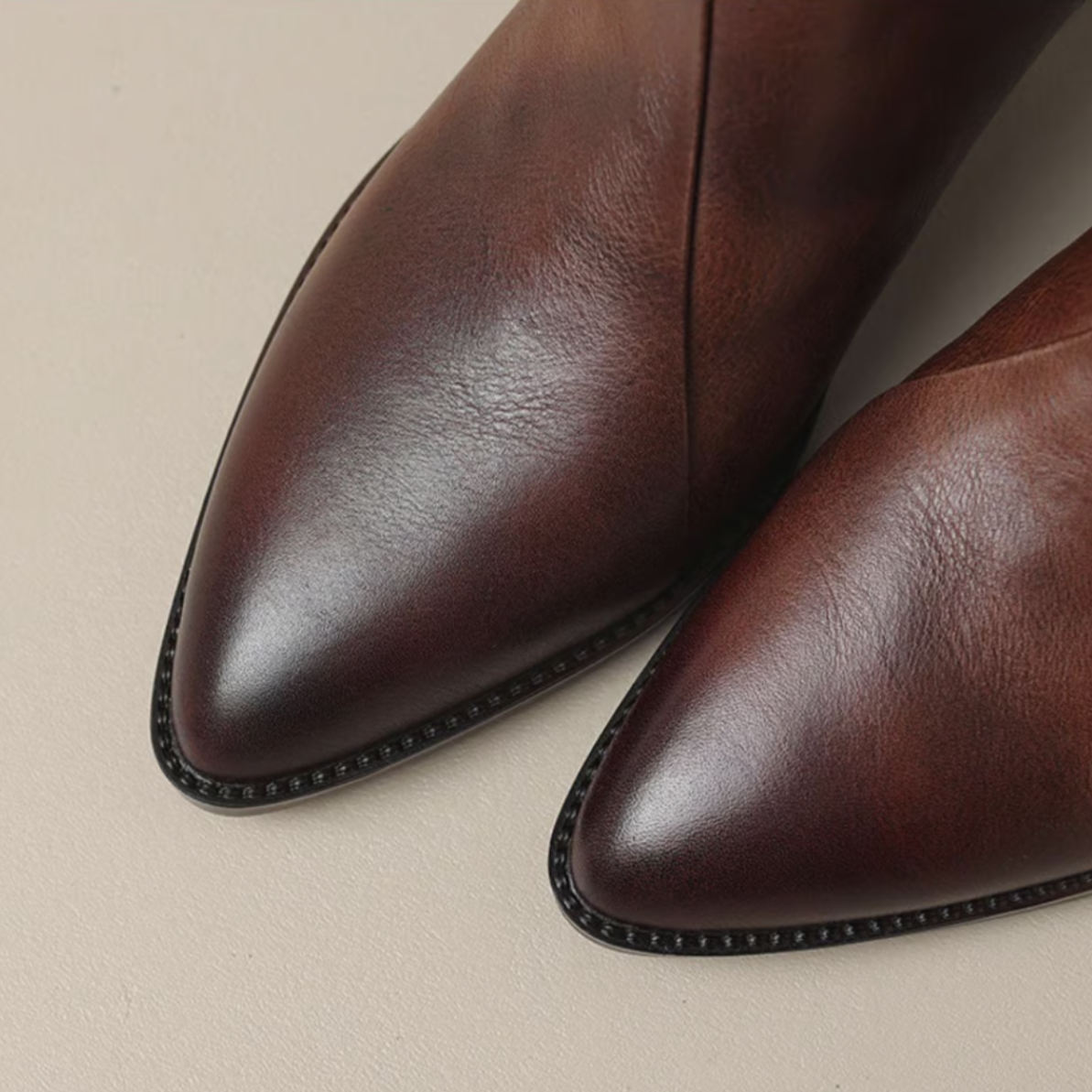 Claudine - Bottines de luxe à talon bas