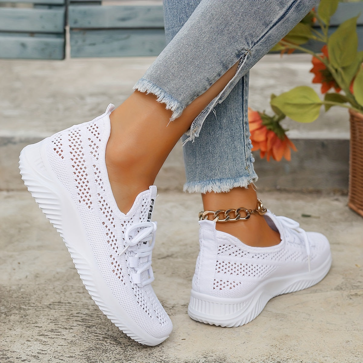 Colette - Baskets Respirantes Confort Total +SEMELLES OFFERTES