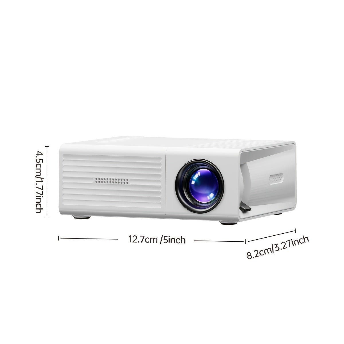 Mini Projecteur Ultra-Brillant 3000 Lumens – Portable, HDTV & USB, Idéal pour Cinéma à Domicile & Extérieur !