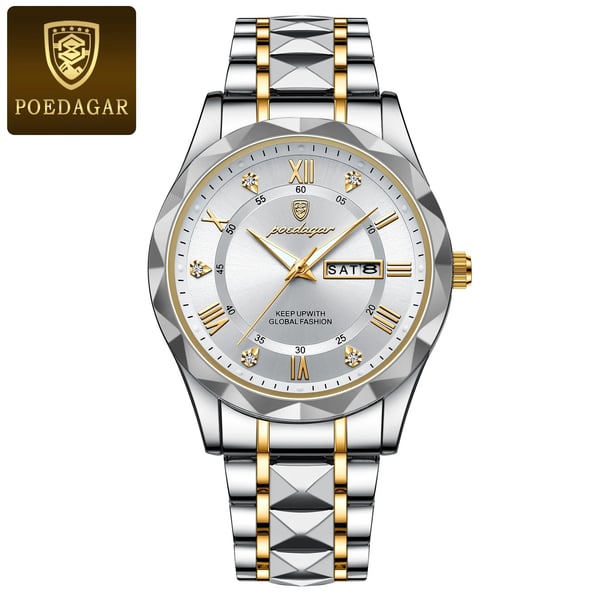 Montre de luxe pour hommes étanche de la marque haut de gamme avec fonction lumineuse