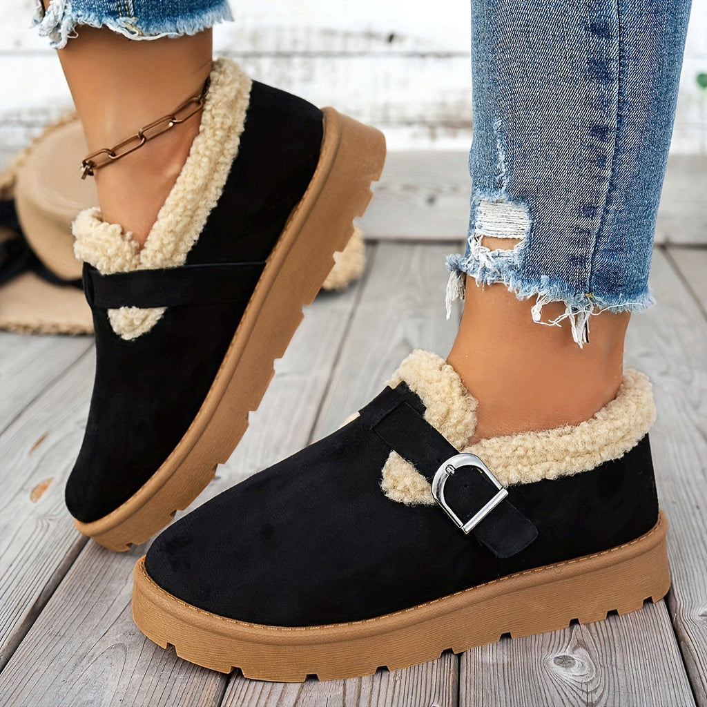 Lina - Bottines d’hiver douillettes à soutien ergonomique