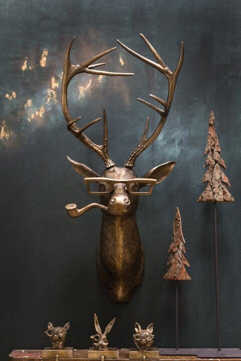 Décoration murale en tête d'animal ludique - WallCritters