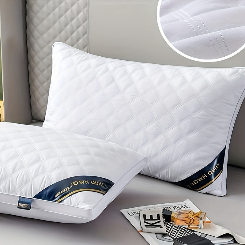 Ensemble de Confort de Sommeil - 2 Oreillers Hypoallergéniques 3D pour un Sommeil de Qualité Hôtelière