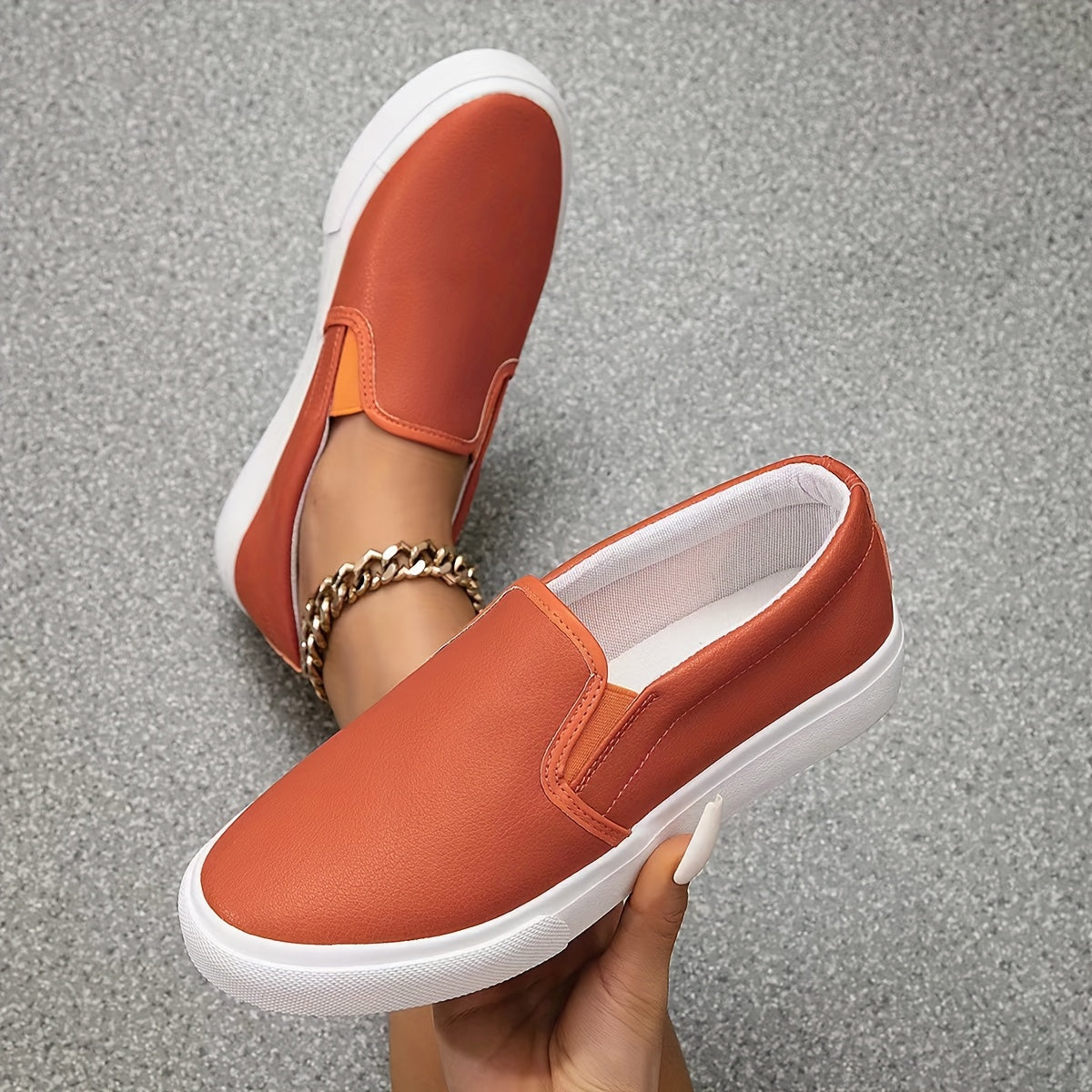 Élodie - Baskets slip-on confortables et élégantes