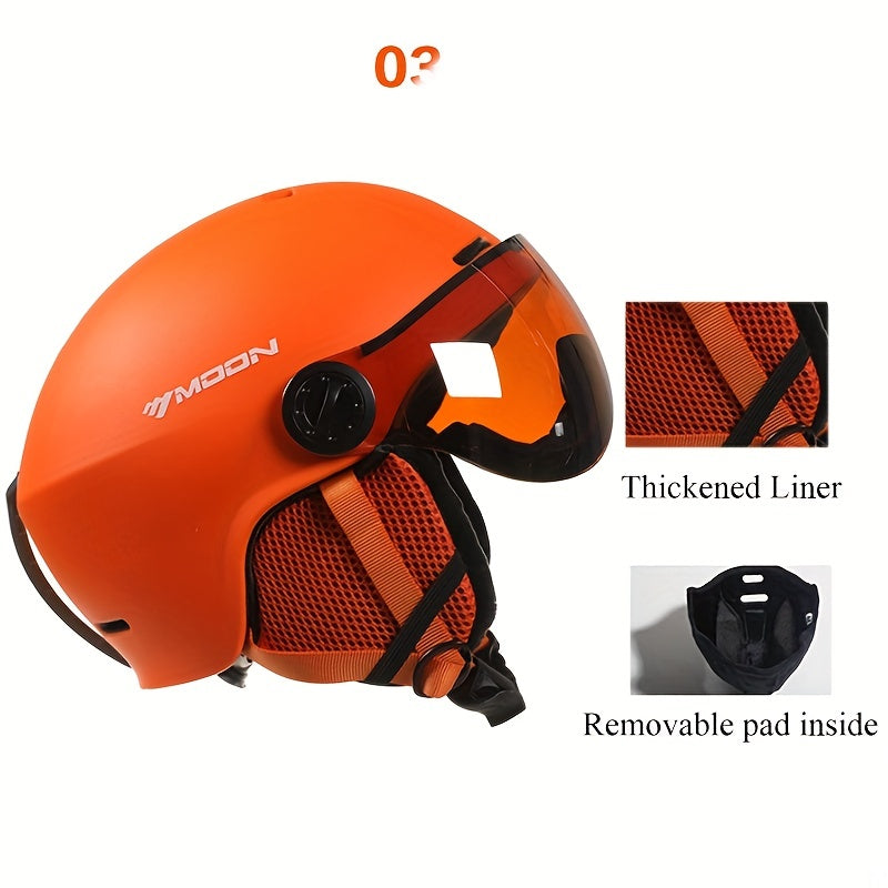 Casque de Ski de Haute Qualité avec Pièces Détachables – Sûr et Confortable pour les Activités de Plein Air