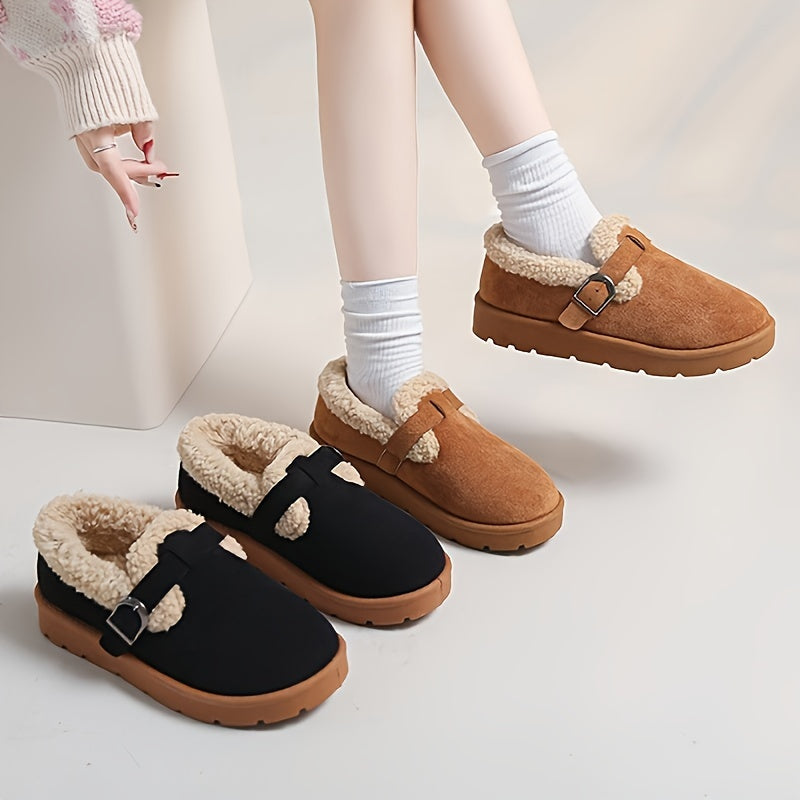 Lina - Bottines d’hiver douillettes à soutien ergonomique