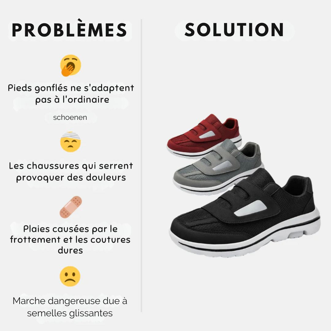 Lunessa - Pro Série 3 - Chaussures diabétiques (Unisexe)