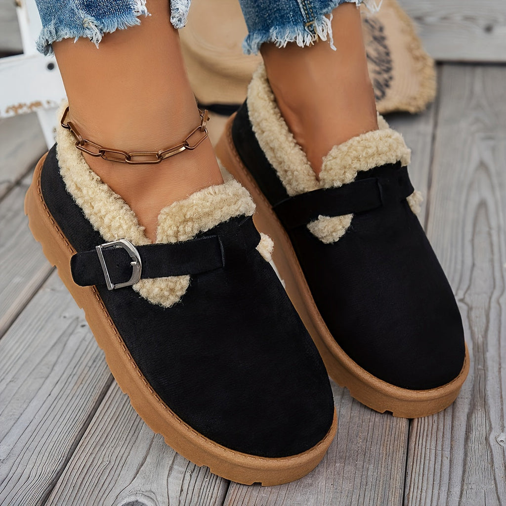 Lina - Bottines d’hiver douillettes à soutien ergonomique