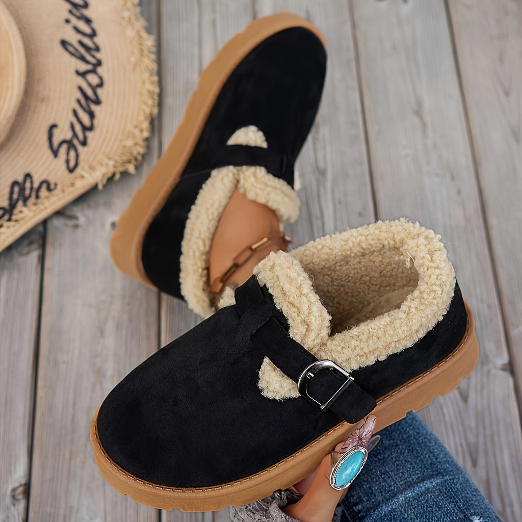 Lina - Bottines d’hiver douillettes à soutien ergonomique