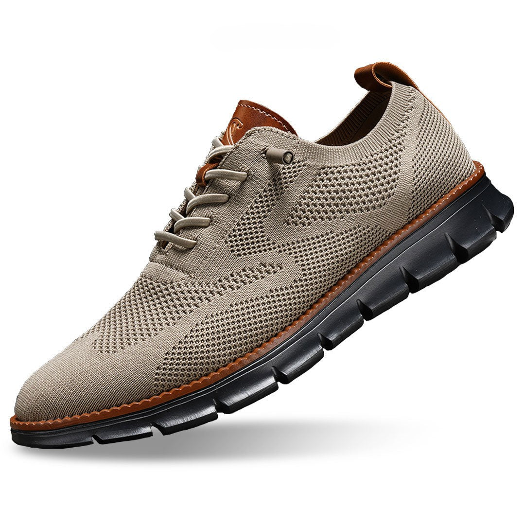 Sneakers en cuir noir ultra-confort