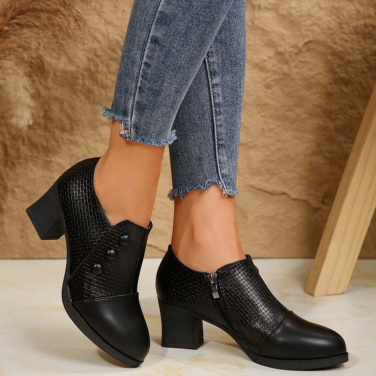 Francine – Talon stable et confort durable