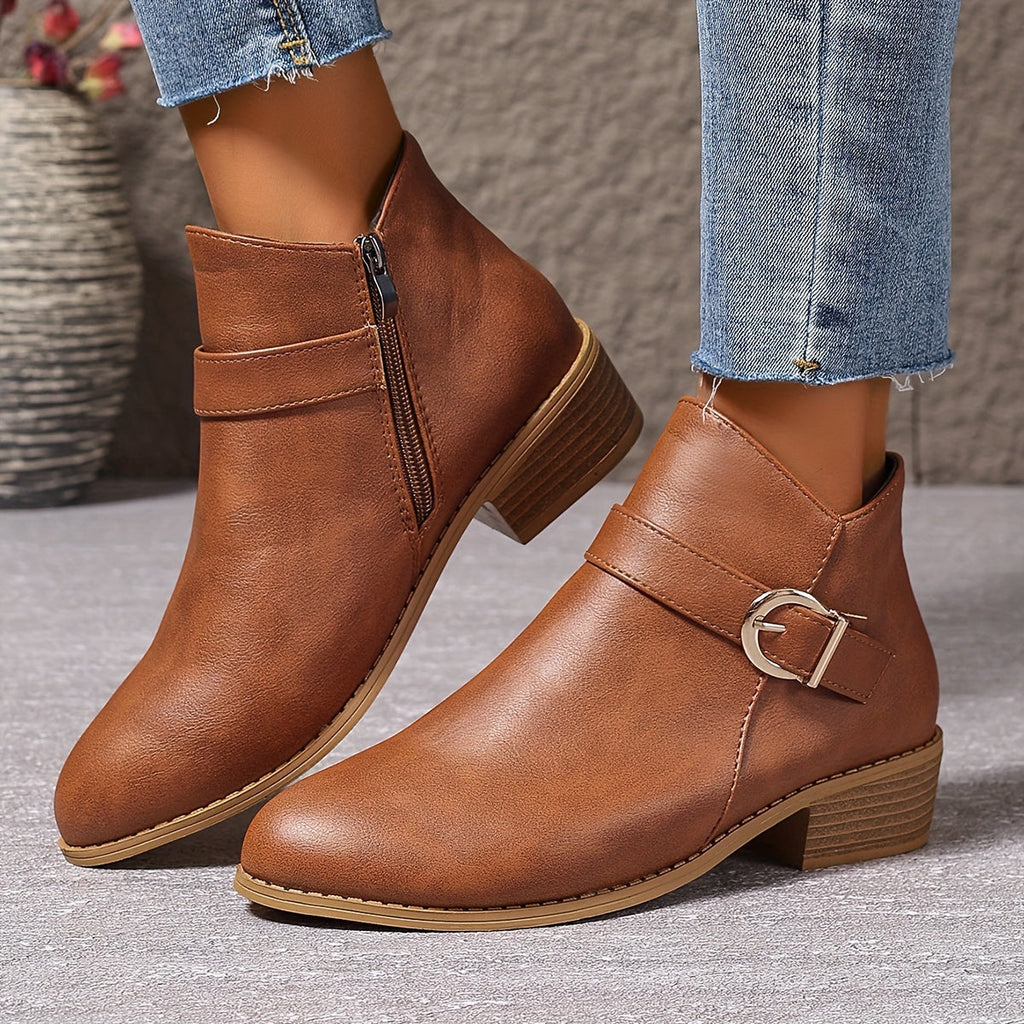 Amélina – Bottines confortables à boucle pour pieds sensibles