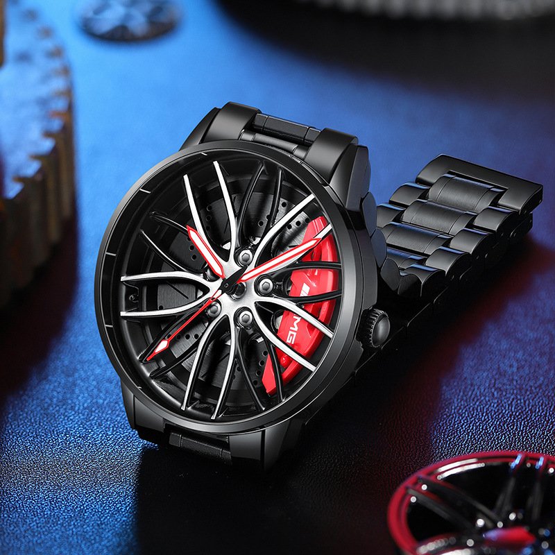 Montre-bracelet pour homme de voiture de course élégante - RaceVision