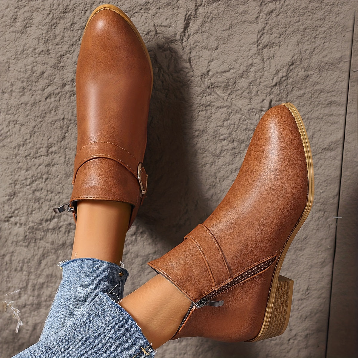 Amélina – Bottines confortables à boucle pour pieds sensibles