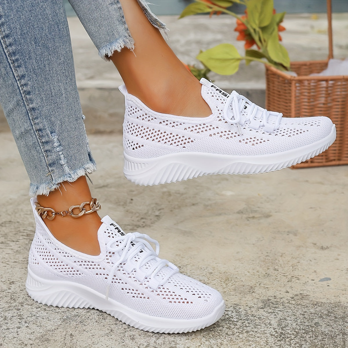 Colette - Baskets Respirantes Confort Total +SEMELLES OFFERTES