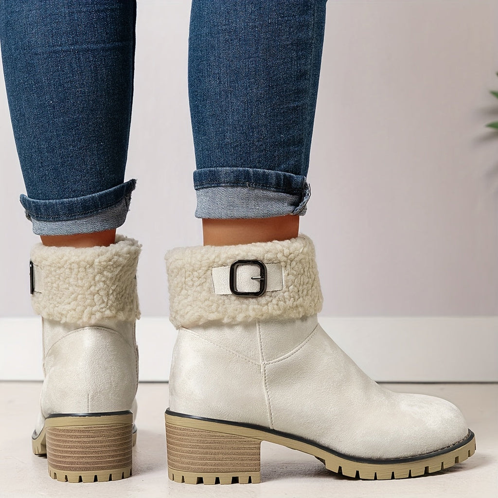 Ophélie - Bottines Hivernales Douces et Élégantes