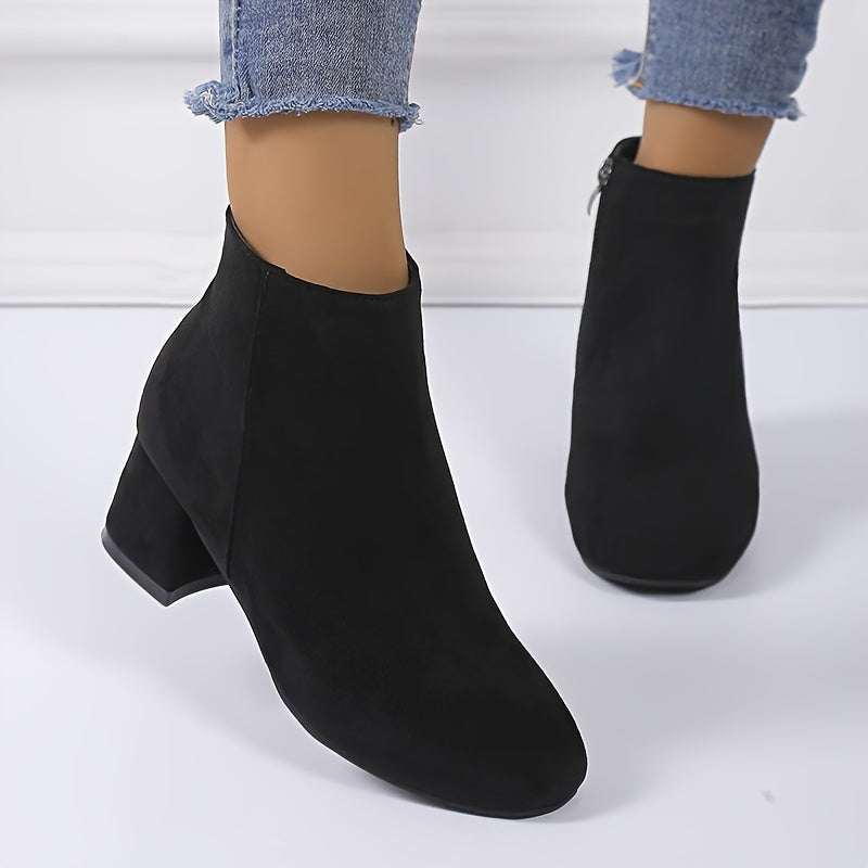 Colette – Bottines confortables à talon carré