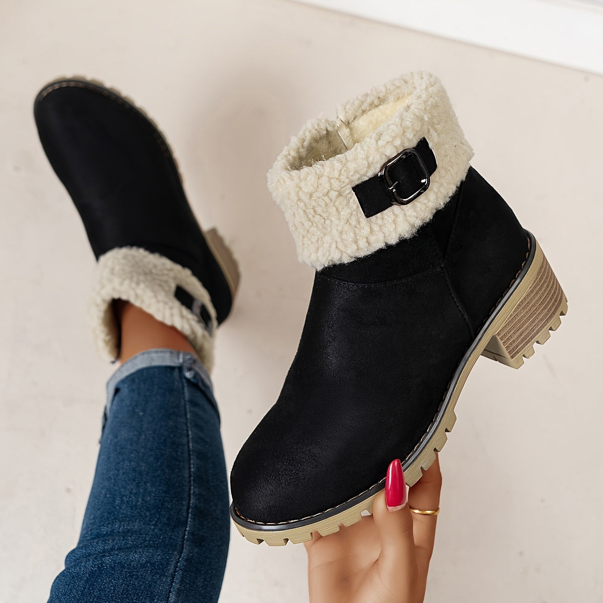 Ophélie - Bottines Hivernales Douces et Élégantes