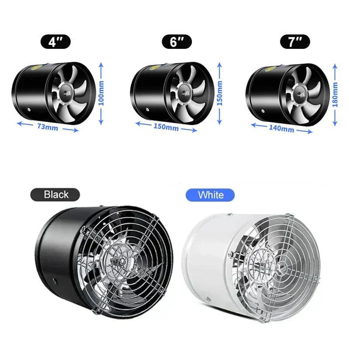 Ventilateur d'extraction Puissant et Silencieux – WhisperFlow