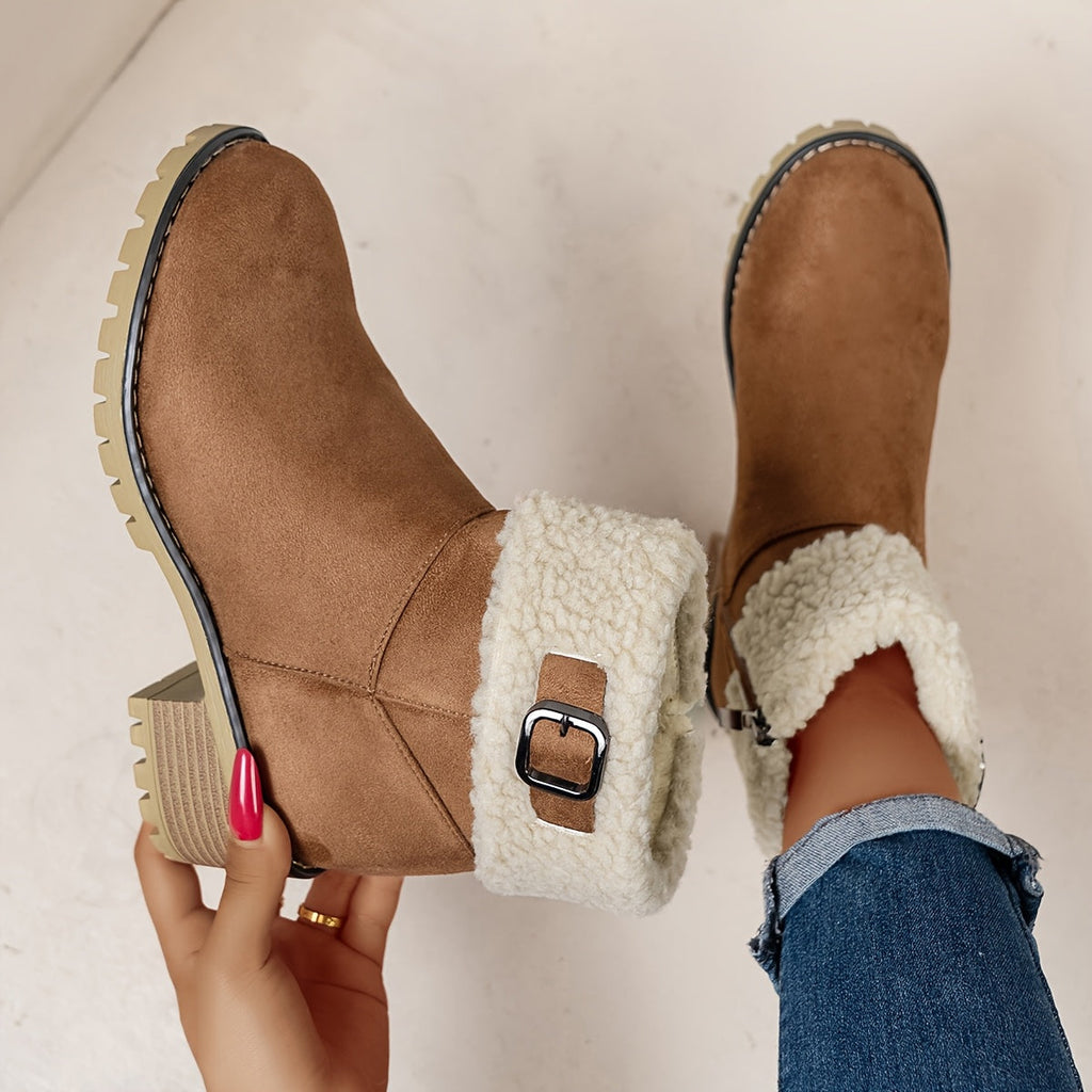 Ophélie - Bottines Hivernales Douces et Élégantes