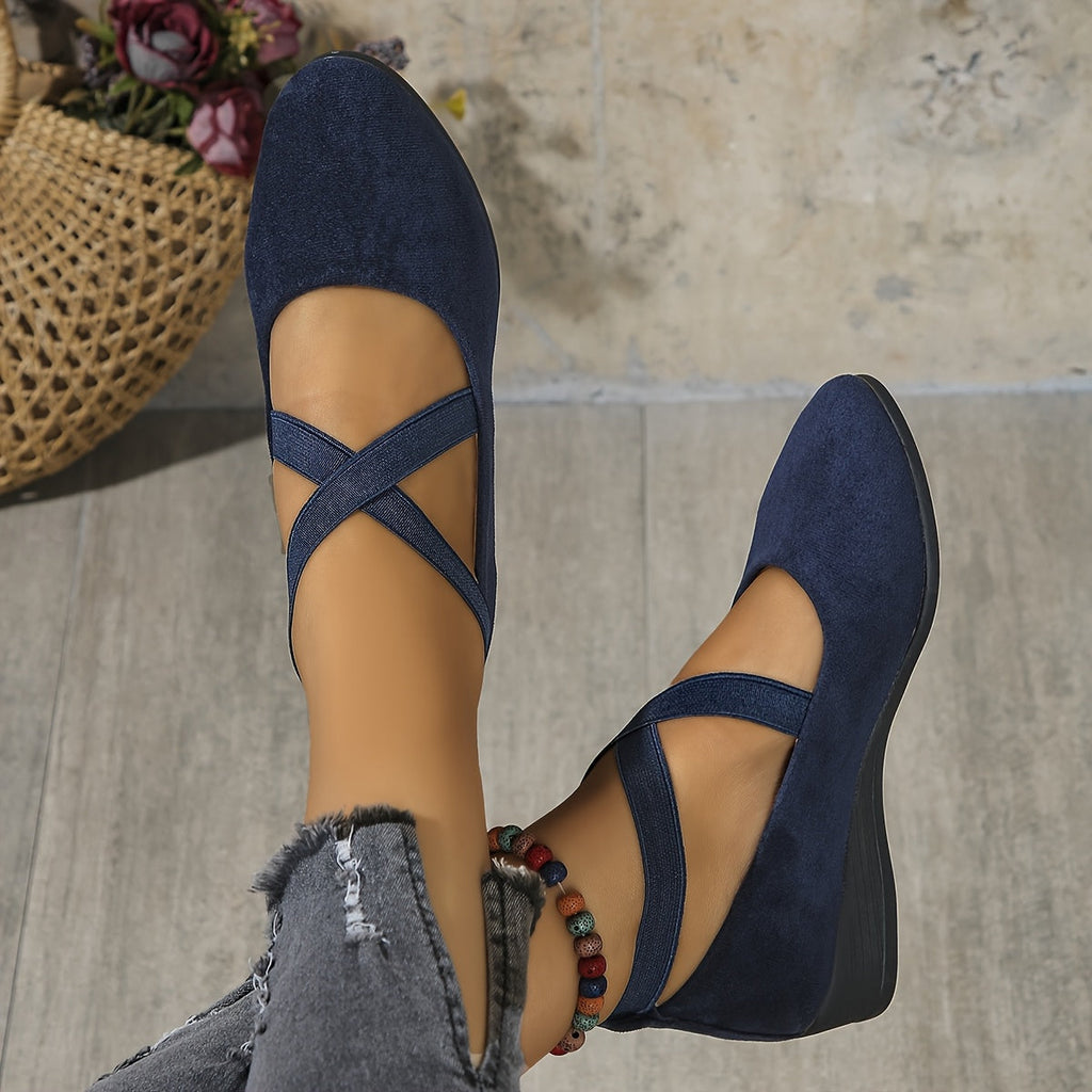 Élise – Ballerines à brides croisées pour un confort raffiné