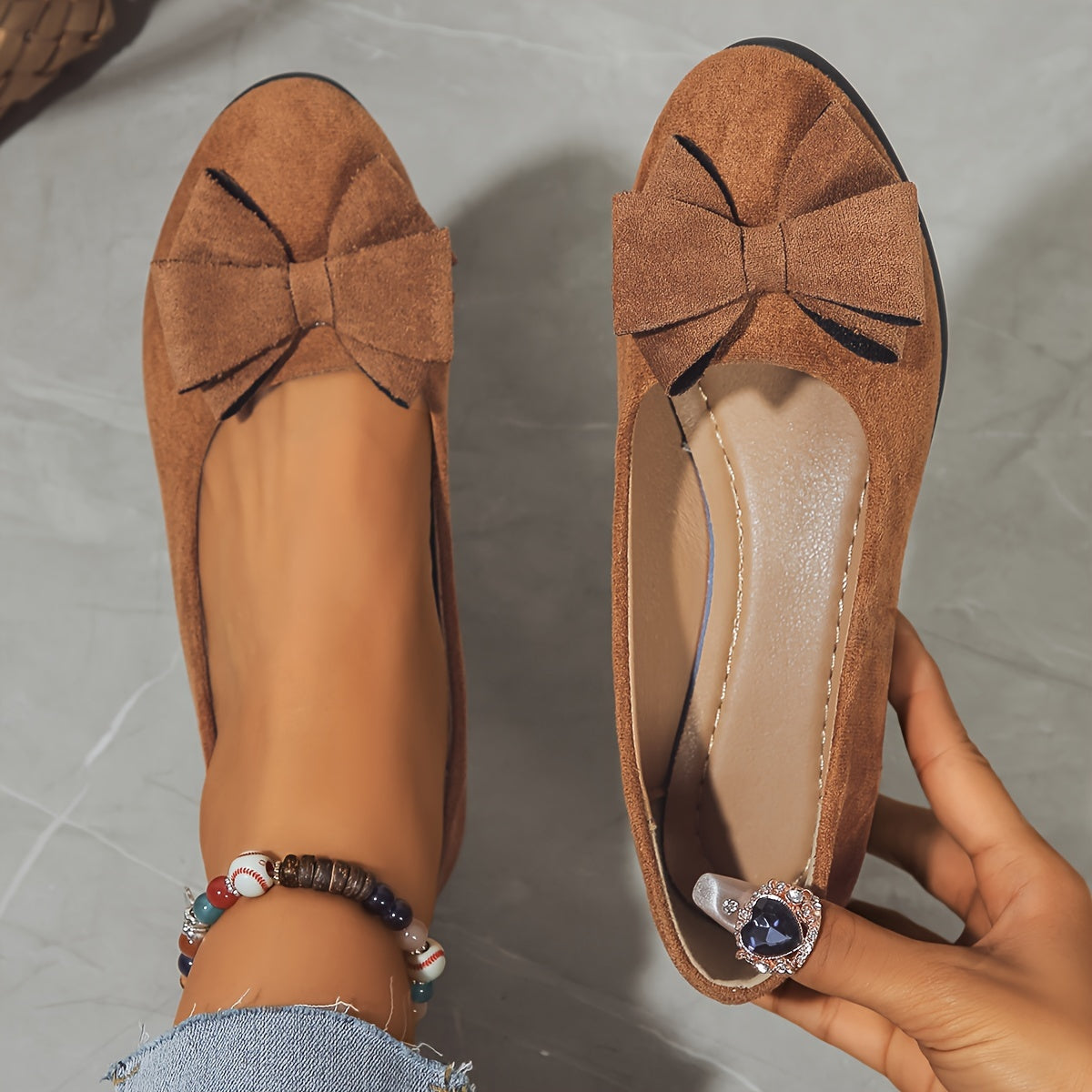 Camélia – Ballerines de confort avec soutien raffiné