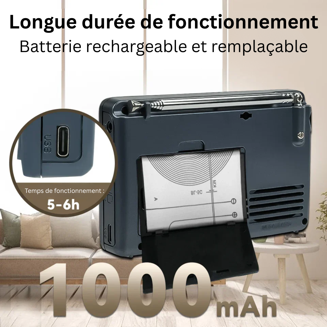 Radio Portable Compacte – EchoWave