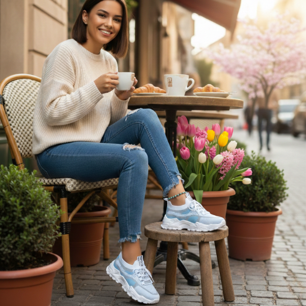 Sneakers respirantes au confort quotidien