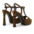 Giulia - Sandales à talon haut et imprimé animalier