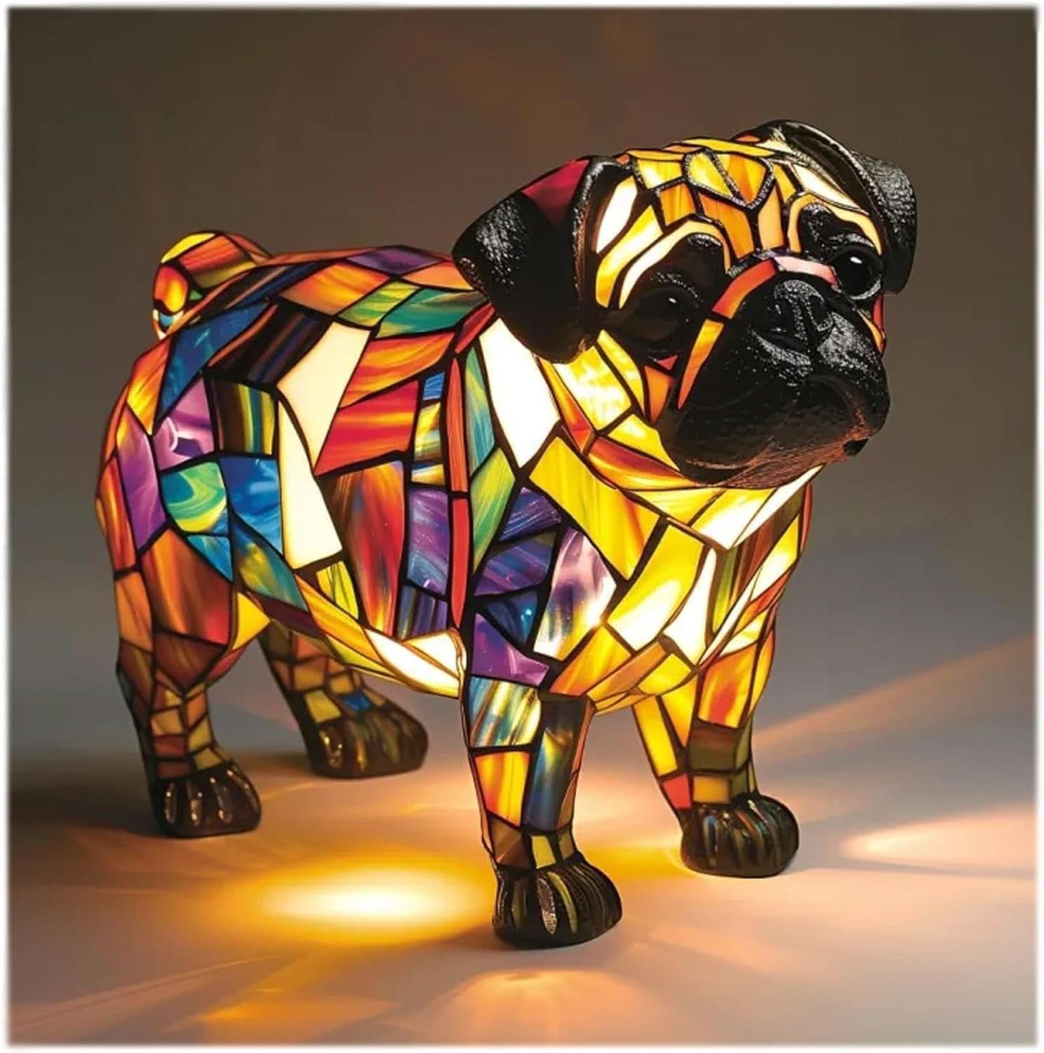 COMPANIONLIGHT – Lampe de nuit LED artistique avec des races de chiens pour la décoration intérieure