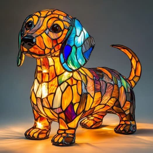 COMPANIONLIGHT – Lampe de nuit LED artistique avec des races de chiens pour la décoration intérieure