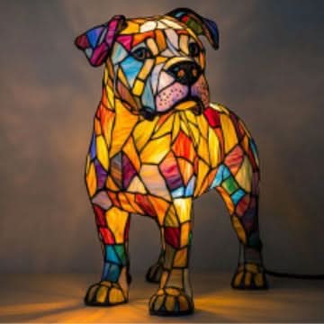 COMPANIONLIGHT – Lampe de nuit LED artistique avec des races de chiens pour la décoration intérieure