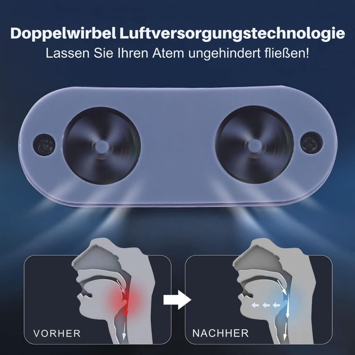 MICROBREATH – Appareil CPAP compact contre le ronflement et l'apnée du sommeil