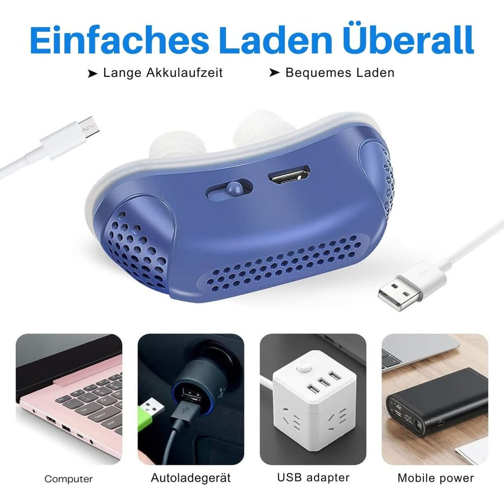 MICROBREATH – Appareil CPAP compact contre le ronflement et l'apnée du sommeil