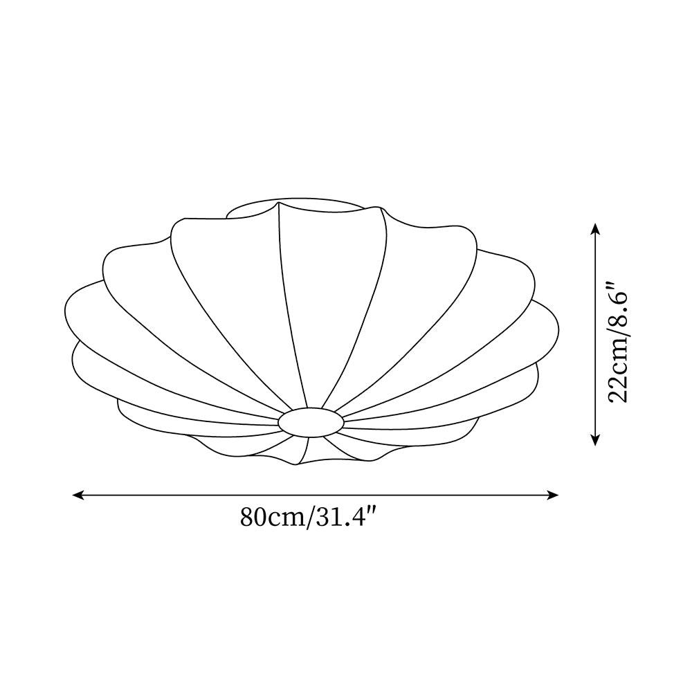 Plafonnier à Bulles LED - Design Blanc Moderne pour Éclairage de Salon, Cuisine et Couloir