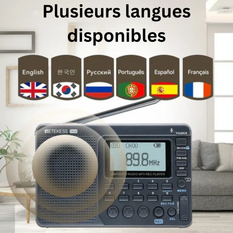 Radio Portable Compacte – EchoWave