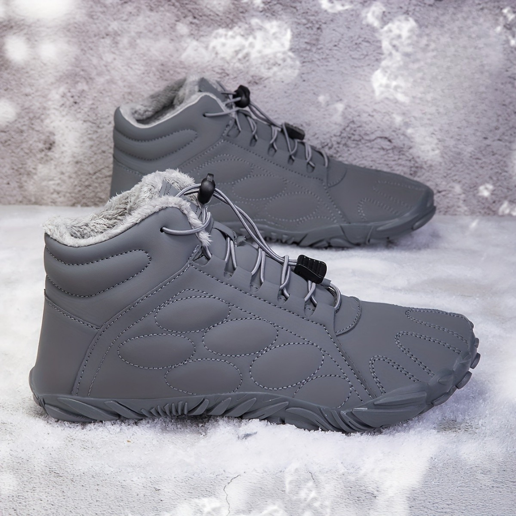 ErgoConfort - Bottines Chaudes d’Hiver Antidérapantes