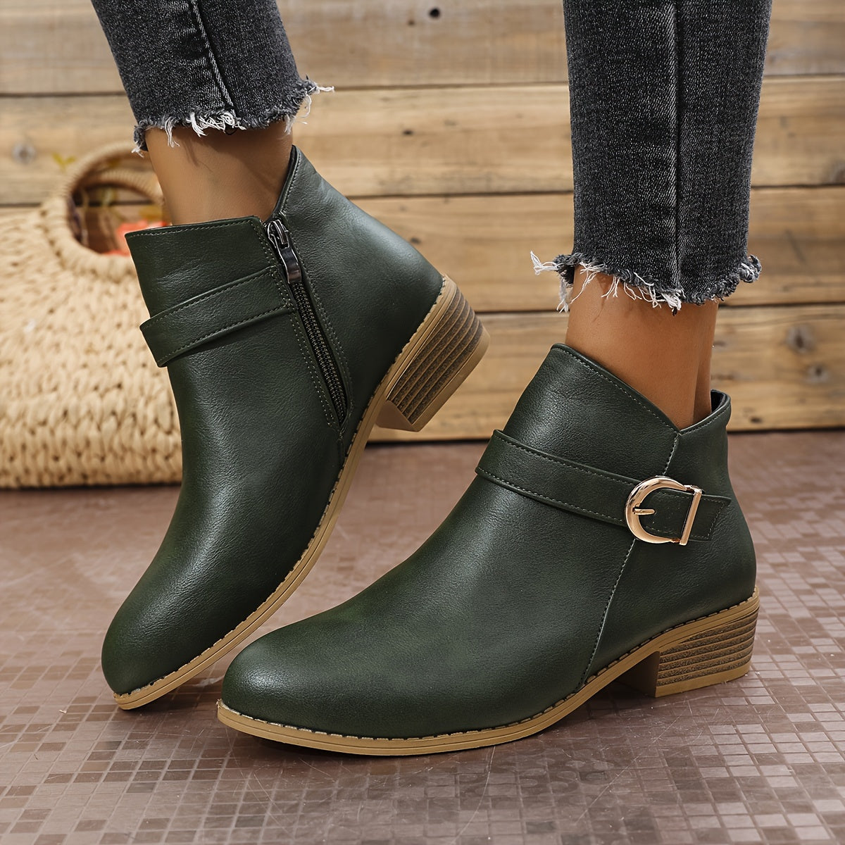 Amélina – Bottines confortables à boucle pour pieds sensibles