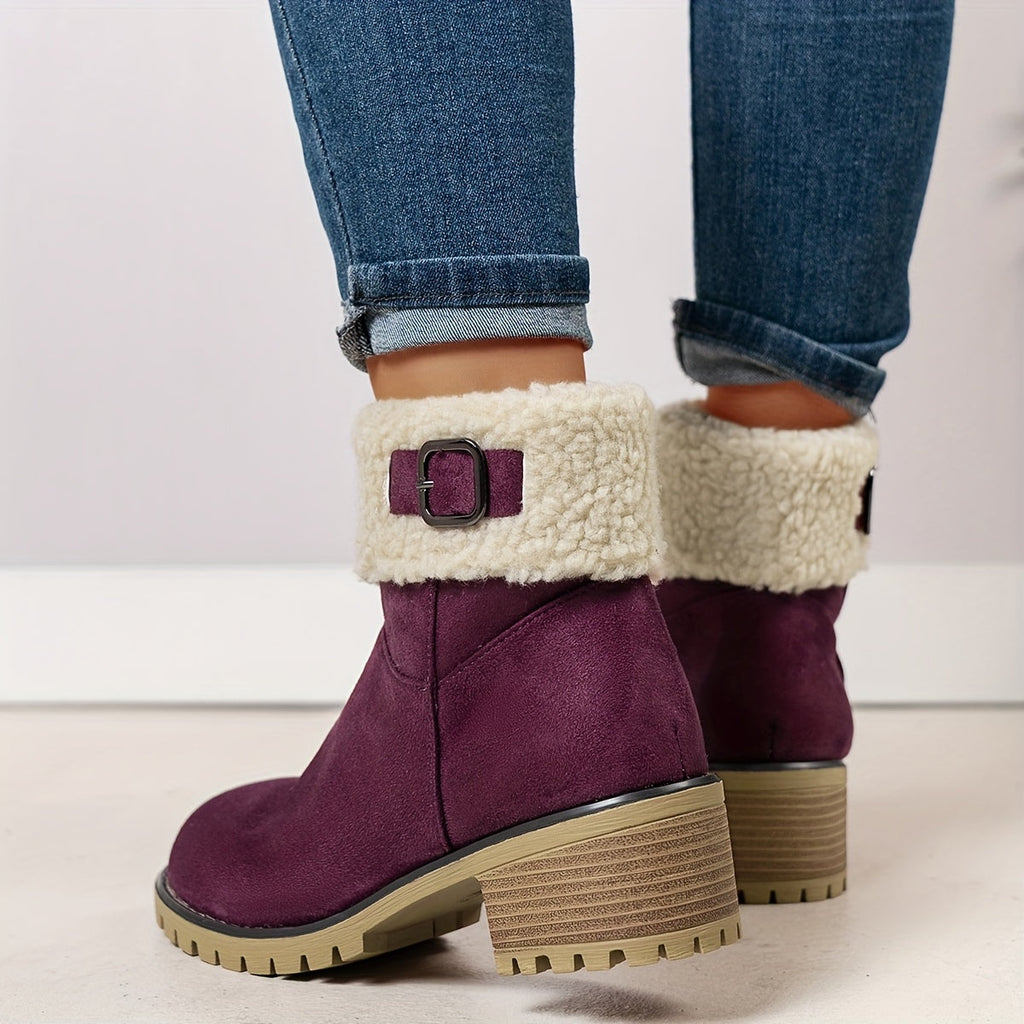 Ophélie - Bottines Hivernales Douces et Élégantes