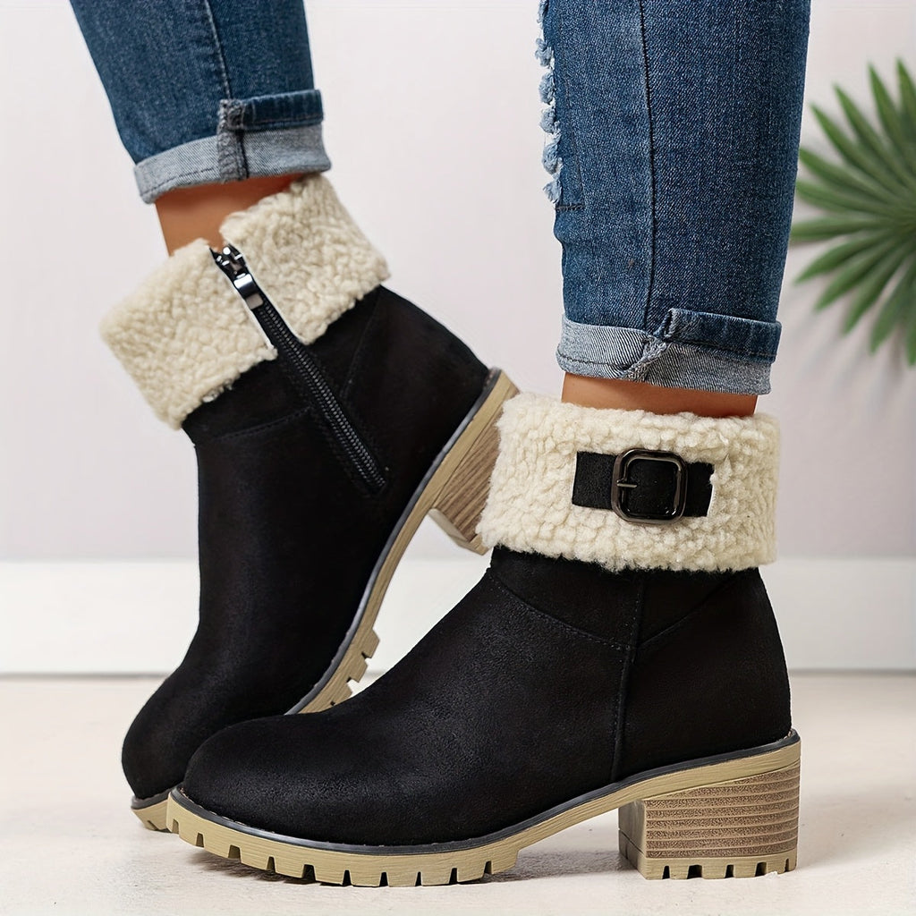 Ophélie - Bottines Hivernales Douces et Élégantes