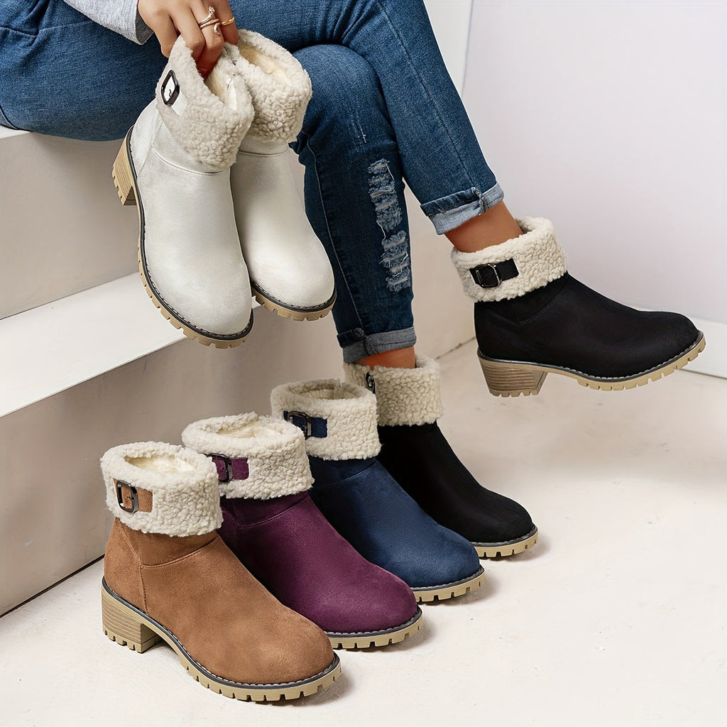 Ophélie - Bottines Hivernales Douces et Élégantes