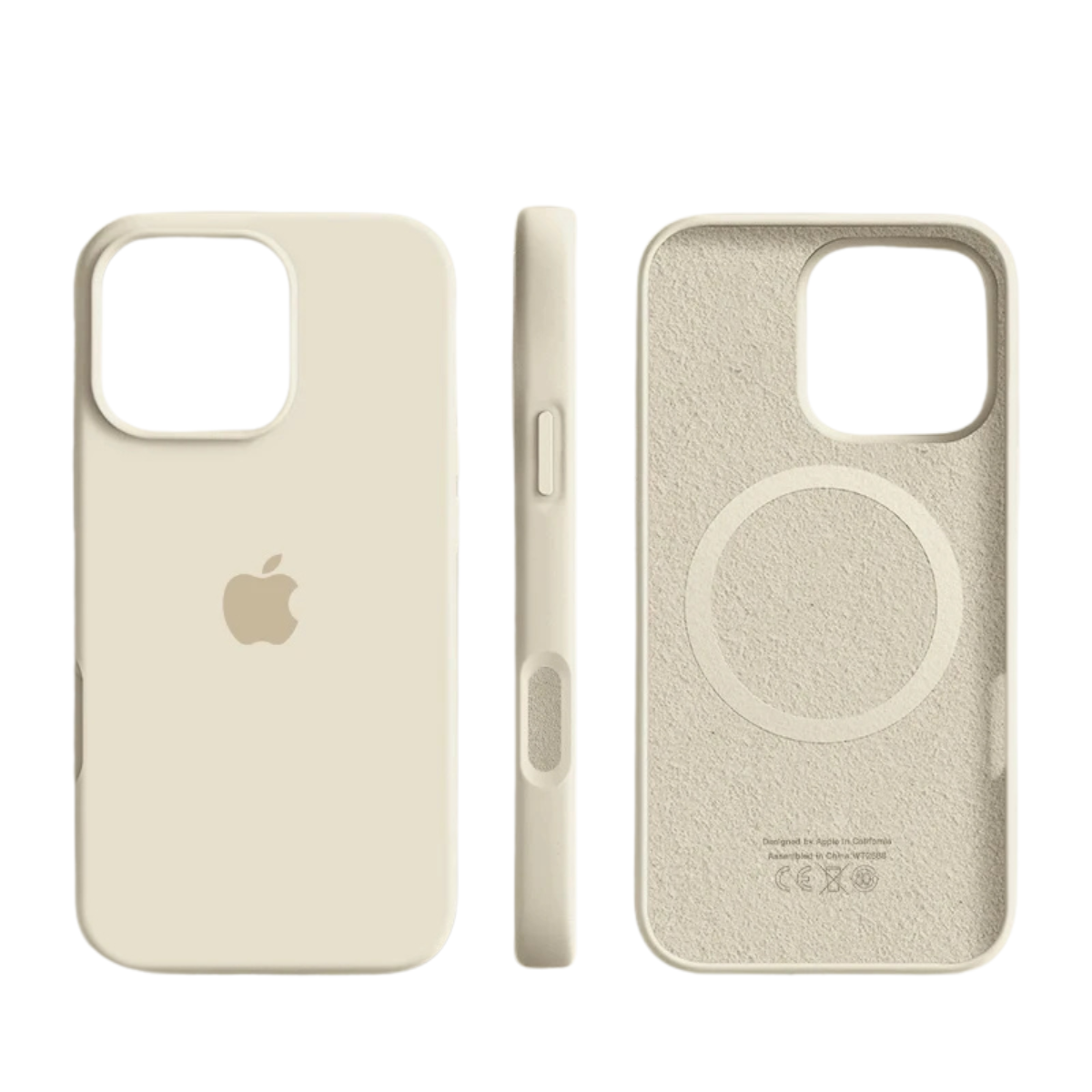 Housse en Silicone pour iPhone avec MagSafe – Résistante aux Chocs – Doublure Douce – Qualité Premium
