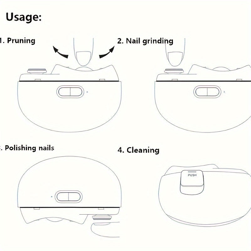 Coupe-ongles Électrique Intelligent – Sûr et Pratique