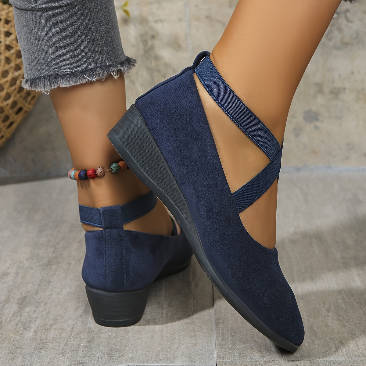 Élise – Ballerines à brides croisées pour un confort raffiné