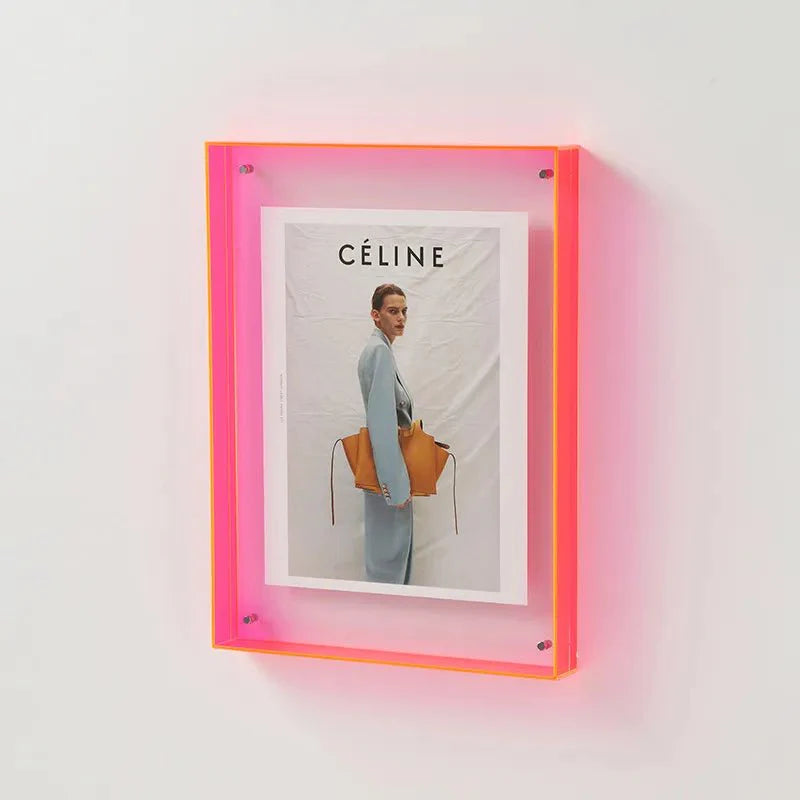 Cadre Photo Transparent Coloré – FramePop