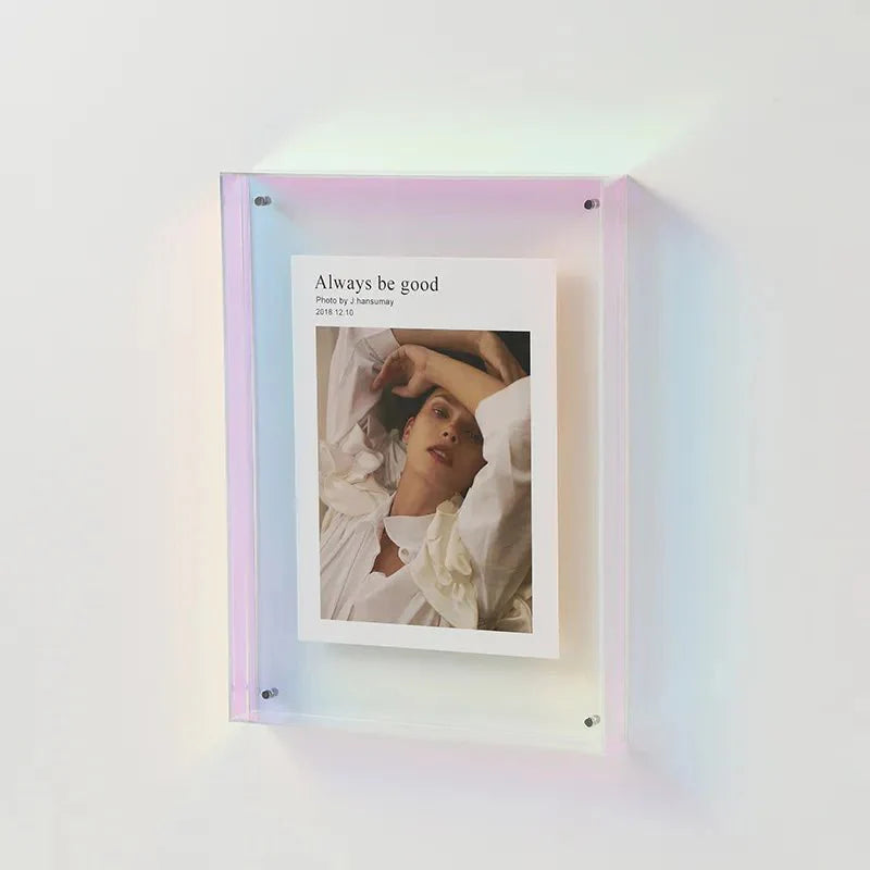 Cadre Photo Transparent Coloré – FramePop