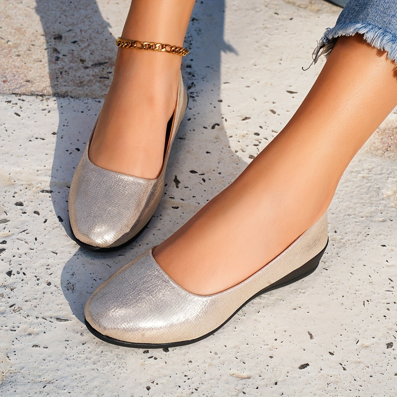 Gisele – Escarpins souples à petit talon et confort absolu